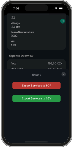 ServiceLog app screenshot - maintenance reminders and notifications